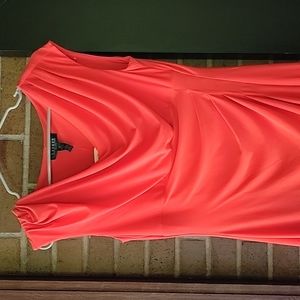 Lauren Orange burst maxi dress
